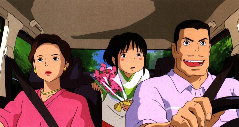 chihiro et ses parents